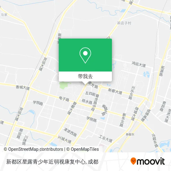 新都区星露青少年近弱视康复中心地图