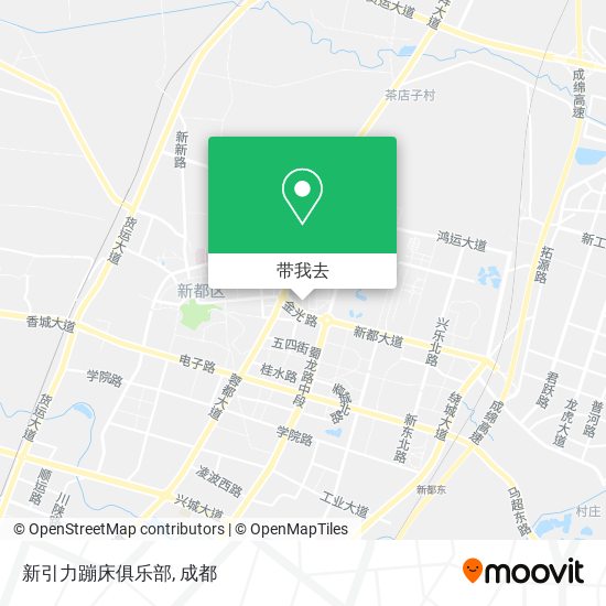 新引力蹦床俱乐部地图