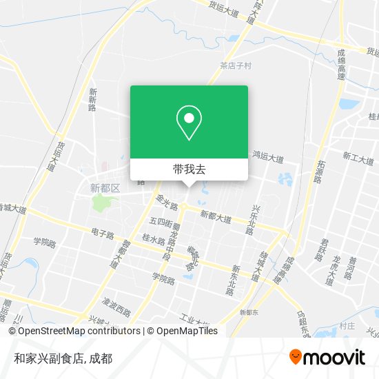 和家兴副食店地图