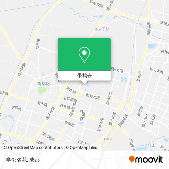 学邻名苑地图