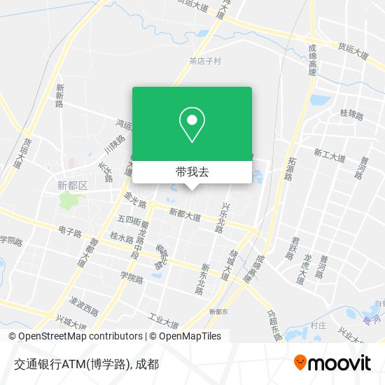 交通银行ATM(博学路)地图