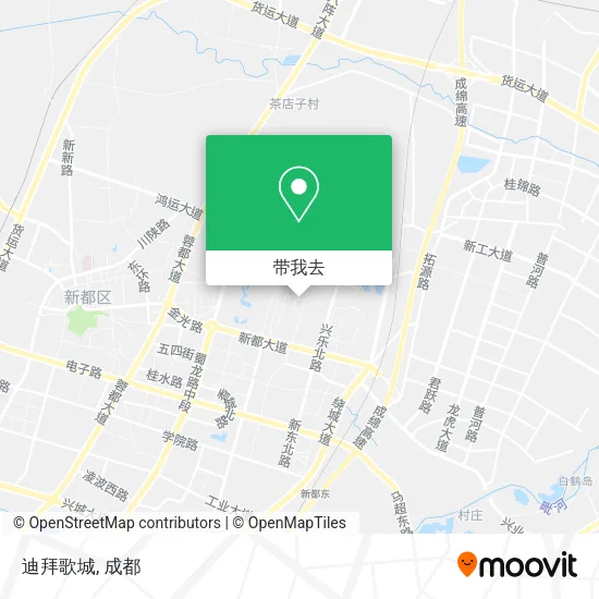 迪拜歌城地图
