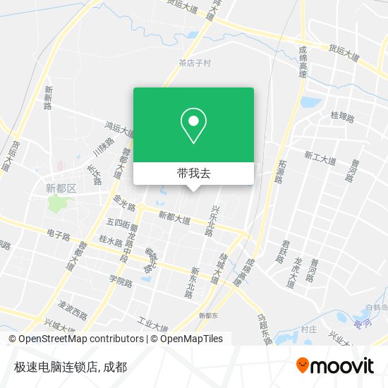 极速电脑连锁店地图