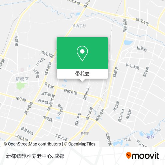 新都镇静雅养老中心地图