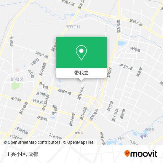 正兴小区地图