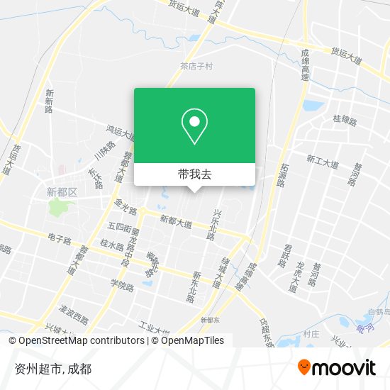 资州超市地图