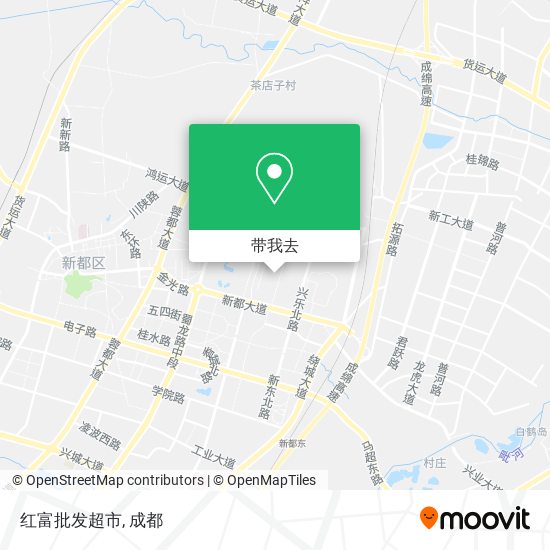 红富批发超市地图