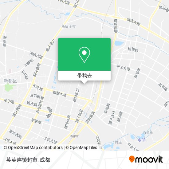 英英连锁超市地图
