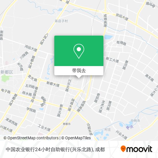 中国农业银行24小时自助银行(兴乐北路)地图