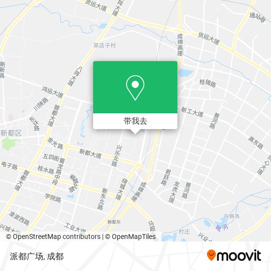 派都广场地图