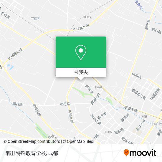 郫县特殊教育学校地图