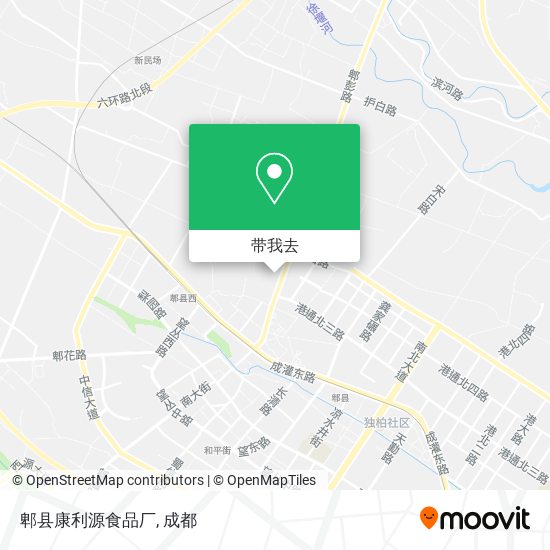 郫县康利源食品厂地图
