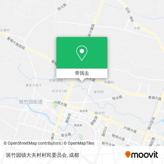 斑竹园镇大夫村村民委员会地图