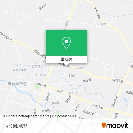香竹园地图