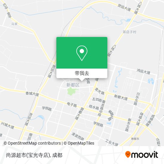 尚源超市(宝光寺店)地图