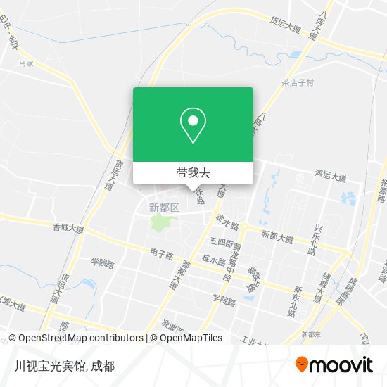川视宝光宾馆地图