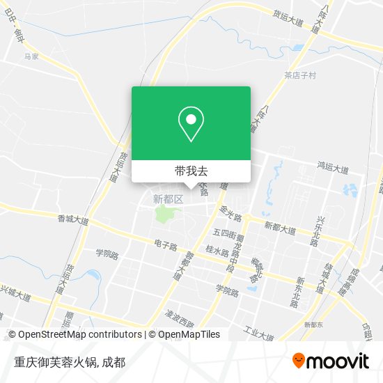 重庆御芙蓉火锅地图