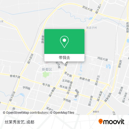 丝莱秀发艺地图