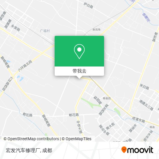 宏发汽车修理厂地图