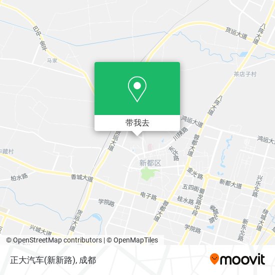 正大汽车(新新路)地图