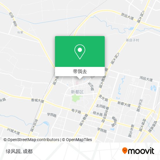绿风园地图