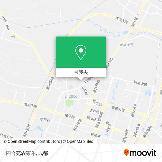 四合苑农家乐地图