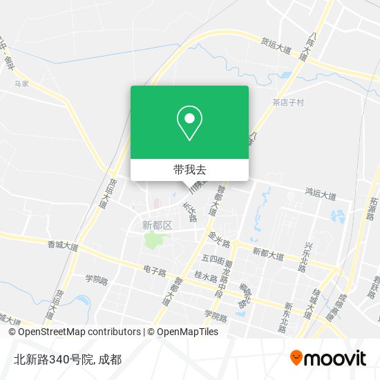 北新路340号院地图