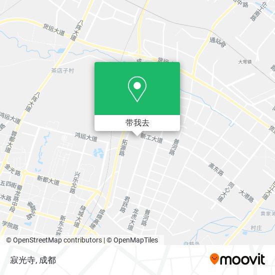 寂光寺地图