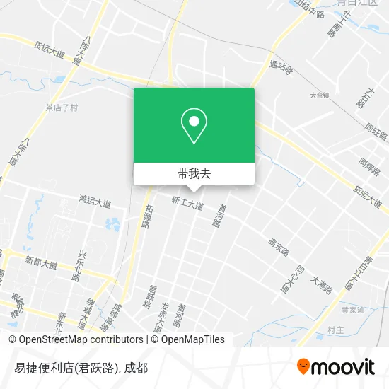 易捷便利店(君跃路)地图