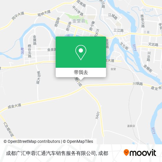 成都广汇申蓉汇通汽车销售服务有限公司地图