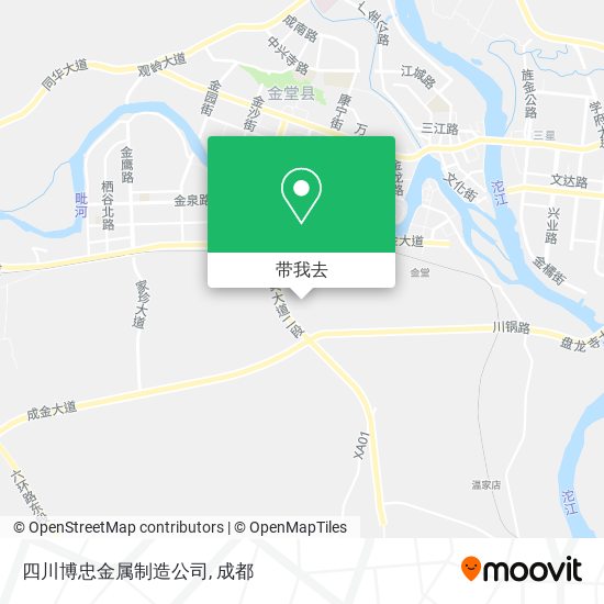 四川博忠金属制造公司地图
