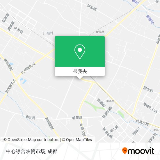 中心综合农贸市场地图