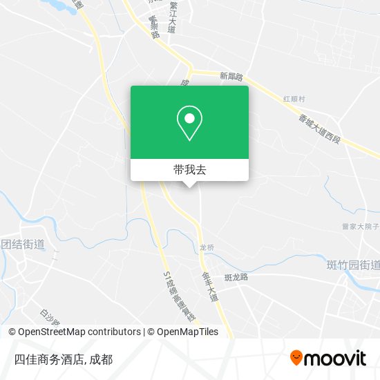 四佳商务酒店地图