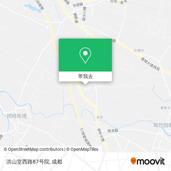 洪山堂西路87号院地图