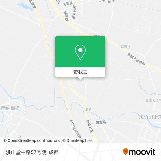 洪山堂中路57号院地图