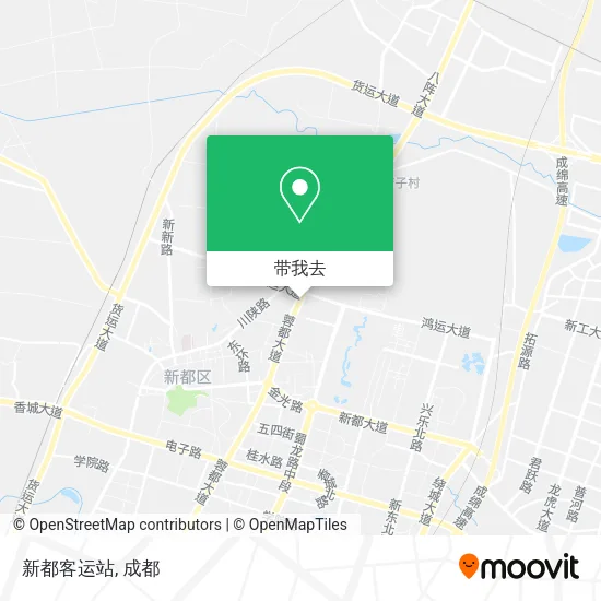 新都客运站地图
