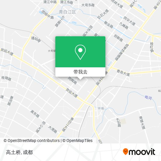 高土桥地图