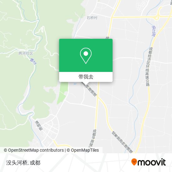 没头河桥地图