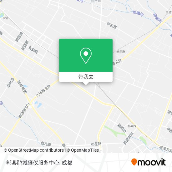 郫县鹃城殡仪服务中心地图