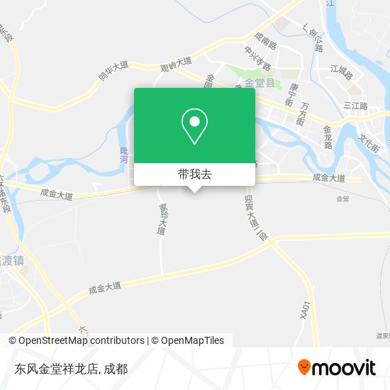 东风金堂祥龙店地图