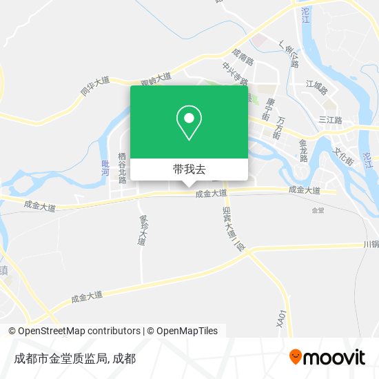 成都市金堂质监局地图
