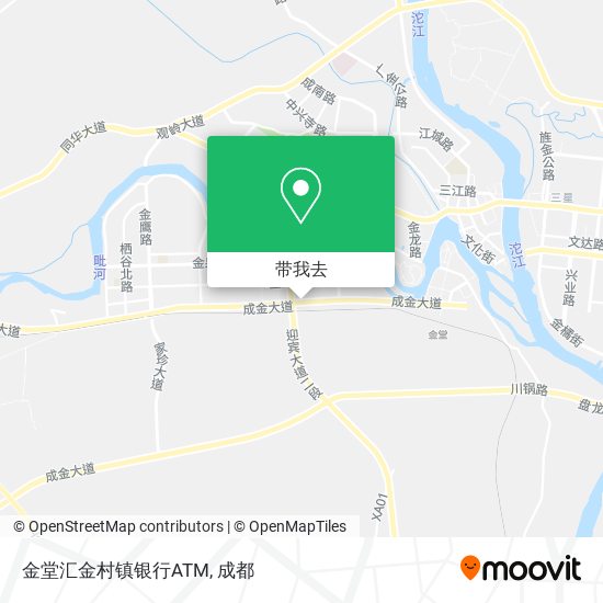 金堂汇金村镇银行ATM地图