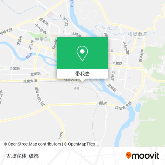 古城客栈地图