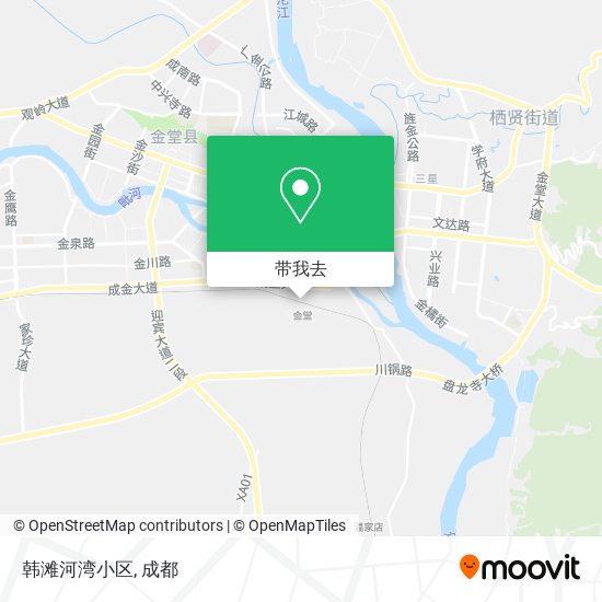 韩滩河湾小区地图