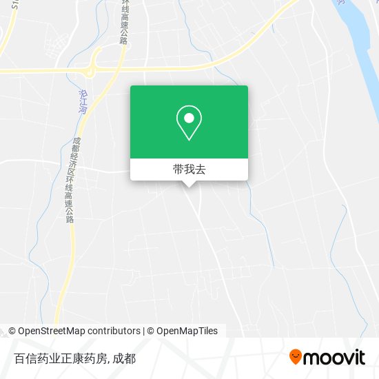 百信药业正康药房地图