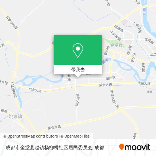 成都市金堂县赵镇杨柳桥社区居民委员会地图