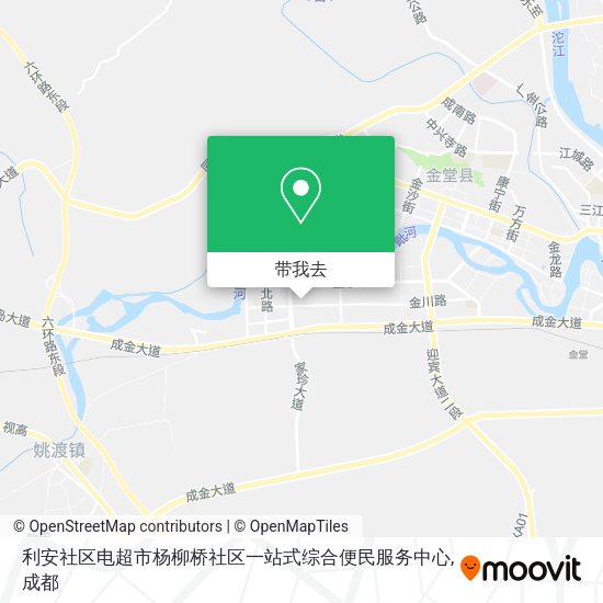 利安社区电超市杨柳桥社区一站式综合便民服务中心地图
