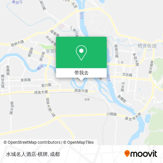 水城名人酒店-棋牌地图