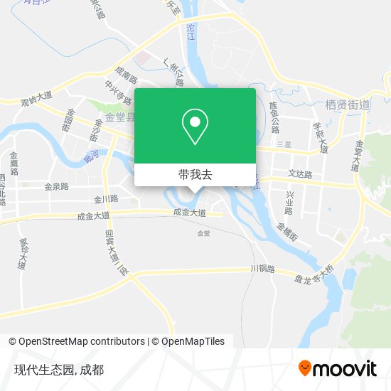 现代生态园地图