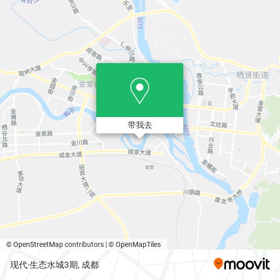 现代·生态水城3期地图